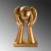 Elegant Gold Decorative Object, 30 cm | 100% Polyester