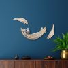 Elegant Cream Decorative Wall Accessory, 3 Pieces | 100% Polyester, Stylish & Functional Design