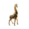 Elegant Gold Decorative Object, 20x45x8 cm, 100% Polyester
