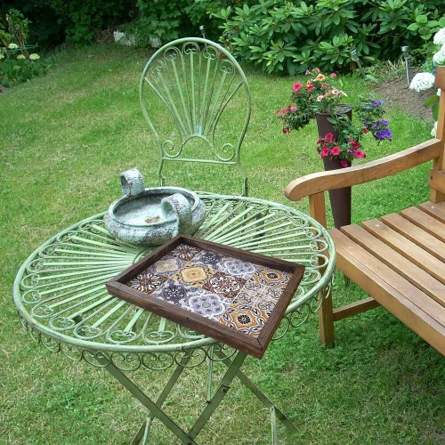 Elegant MDF & Pine Wood Tray, 30 x 40 cm | Durable Design