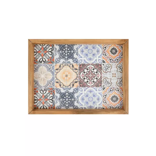 Elegant MDF & Pine Wood Tray, 30 x 40 cm | Durable Design
