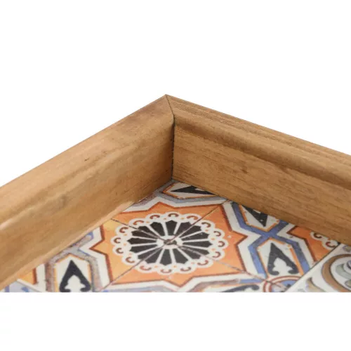 Elegant MDF & Pine Wood Tray, 30 x 40 cm | Durable Design