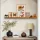 Solid Wood Decorative Wall Shelf, 60 cm, 2 cm Thick