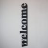 Elegant Black Steel Wall Decor, 18 x 98 cm | 100% Steel