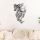 Decorative Black Metal Wall Accessory, 41 x 66 cm | 100% Steel, 1.2 mm Thick | Stylish Home Decor