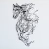 Decorative Black Metal Wall Accessory, 41 x 66 cm | 100% Steel, 1.2 mm Thick | Stylish Home Decor