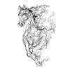 Decorative Black Metal Wall Accessory, 41 x 66 cm | 100% Steel, 1.2 mm Thick | Stylish Home Decor