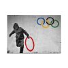Banksy Decorative Canvas Painting, 50x70 cm, Framed
