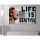 Banksy Decorative Canvas Painting, 50x70 cm, Framed