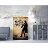 Banksy Decorative Canvas Painting, 50x70 cm, Framed