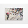 Banksy Decorative Canvas Painting, 50x70 cm, Framed
