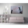 Banksy Decorative Canvas Painting, 70x100 cm, Framed