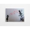 Banksy Decorative Canvas Painting, 70x100 cm, Framed