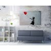 Girl with Balloon Canvas Art by Banksy, 70x100 cm