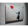 Girl with Balloon Canvas Art by Banksy, 70x100 cm