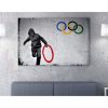 Banksy Decorative Canvas Painting, 70x100 cm, Framed