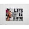 Banksy Decorative Canvas Painting, 70x100 cm, Framed