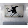 Banksy Decorative Canvas Painting, 70x100 cm, Framed
