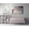 Banksy Decorative Canvas Painting, 70x100 cm, Framed