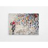 Banksy Decorative Canvas Painting, 70x100 cm, Framed