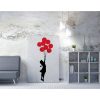 Banksy Decorative Canvas Painting, 70x100 cm, Framed