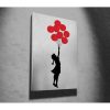 Banksy Decorative Canvas Painting, 70x100 cm, Framed