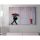 Banksy Decorative Canvas Painting, 70x100 cm, Framed