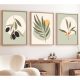 Elegant 3-Piece Framed MDF Painting Set, 50x70 cm