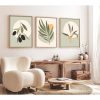 Elegant 3-Piece Framed MDF Painting Set, 50x70 cm