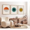 Elegant 3-Piece Framed MDF Painting Set, 50x70 cm