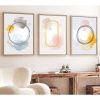 Elegant 3-Piece Framed MDF Painting Set, 50x70 cm