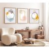 Elegant 3-Piece Framed MDF Painting Set, 50x70 cm