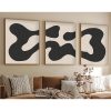 Elegant 3-Piece Framed MDF Painting Set, 50x70 cm