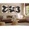Elegant 3-Piece Framed MDF Painting Set, 50x70 cm
