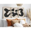 Elegant 3-Piece Framed MDF Painting Set, 50x70 cm