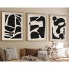 Elegant 3-Piece Framed MDF Painting Set, 50x70 cm