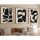 Elegant 3-Piece Framed MDF Painting Set, 50x70 cm