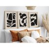 Elegant 3-Piece Framed MDF Painting Set, 50x70 cm