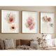 Elegant 3-Piece Framed MDF Painting Set, 50x70 cm