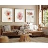 Elegant 3-Piece Framed MDF Painting Set, 50x70 cm