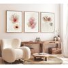 Elegant 3-Piece Framed MDF Painting Set, 50x70 cm