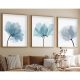 Elegant 3-Piece Framed MDF Painting Set, 50x70 cm