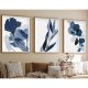 Elegant 3-Piece Framed MDF Painting Set, 50x70 cm