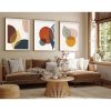 Elegant 3-Piece Framed MDF Painting Set, 50x70 cm
