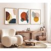 Elegant 3-Piece Framed MDF Painting Set, 50x70 cm