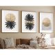 Elegant 3-Piece Framed MDF Painting Set, 50x70 cm