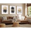 Elegant 3-Piece Framed MDF Painting Set, 50x70 cm