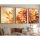 Elegant 3-Piece Framed MDF Painting Set, 50x70 cm