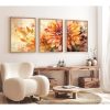 Elegant 3-Piece Framed MDF Painting Set, 50x70 cm