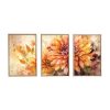 Elegant 3-Piece Framed MDF Painting Set, 50x70 cm